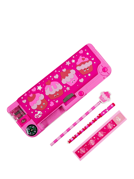 Tinc Mallo Filled Pencil Case, Pink
