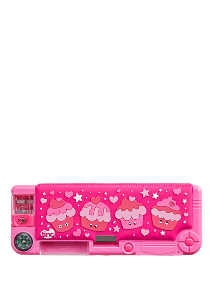 Tinc Mallo Filled Pencil Case - view 2, Pink