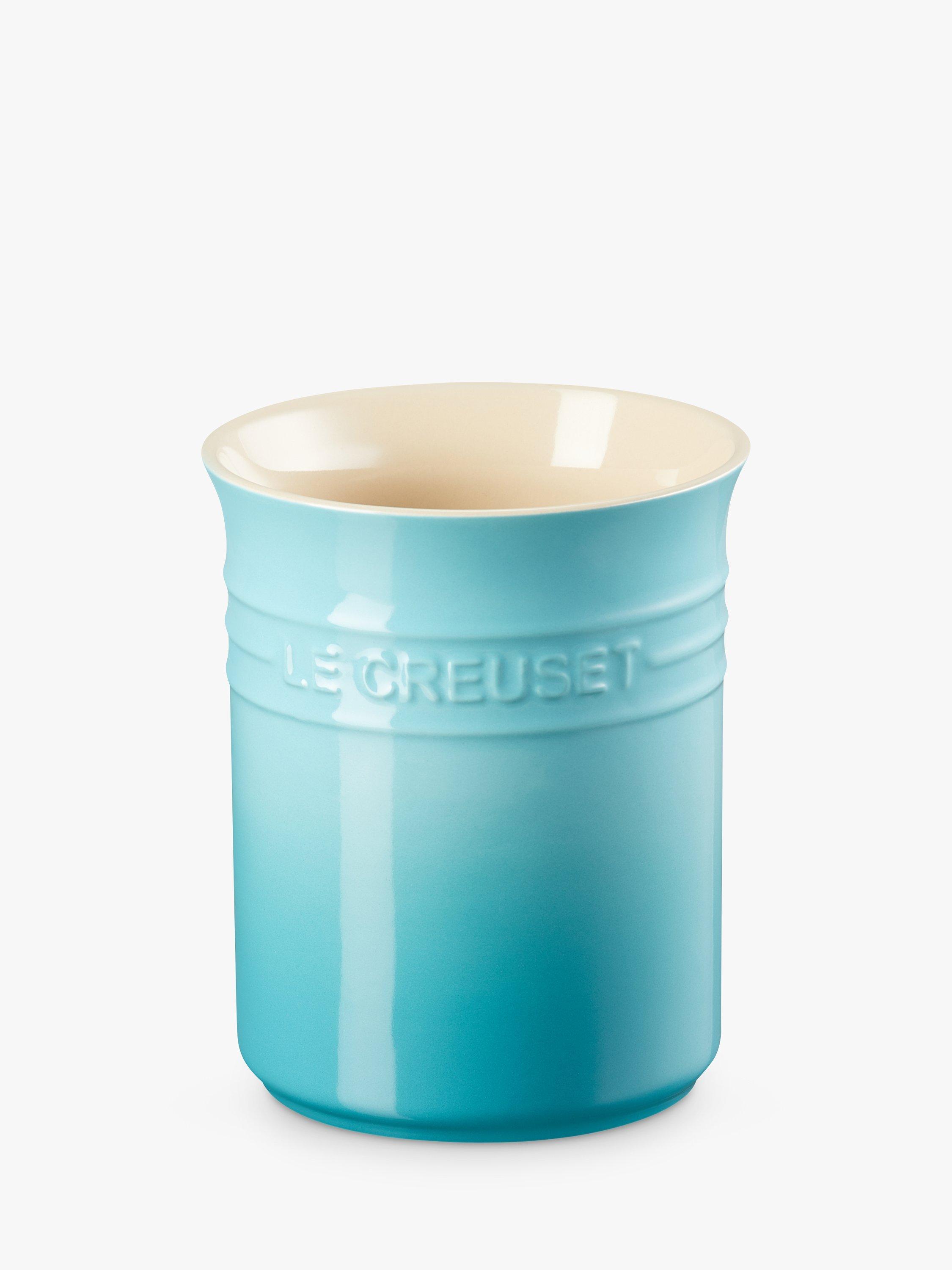 Le Creuset Stoneware Utensil Pot, Small, 1.1L, Teal