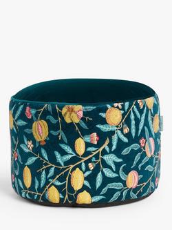 Morris & Co. Fruit Pouffe, Indigo, Indigo