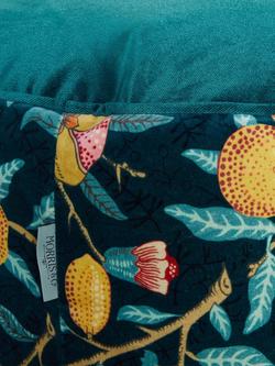 Morris & Co. Fruit Pouffe, Indigo - view 2, Indigo