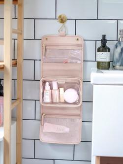 Stackers Hanging Travel Wash Bag - view 2, Blush Pink