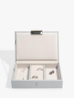 Stackers Mini Jewellery Box Lid, Pebble Grey