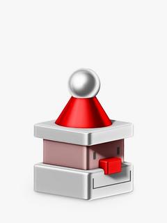 Alessi Cubik Santa Christmas Tree Bauble
