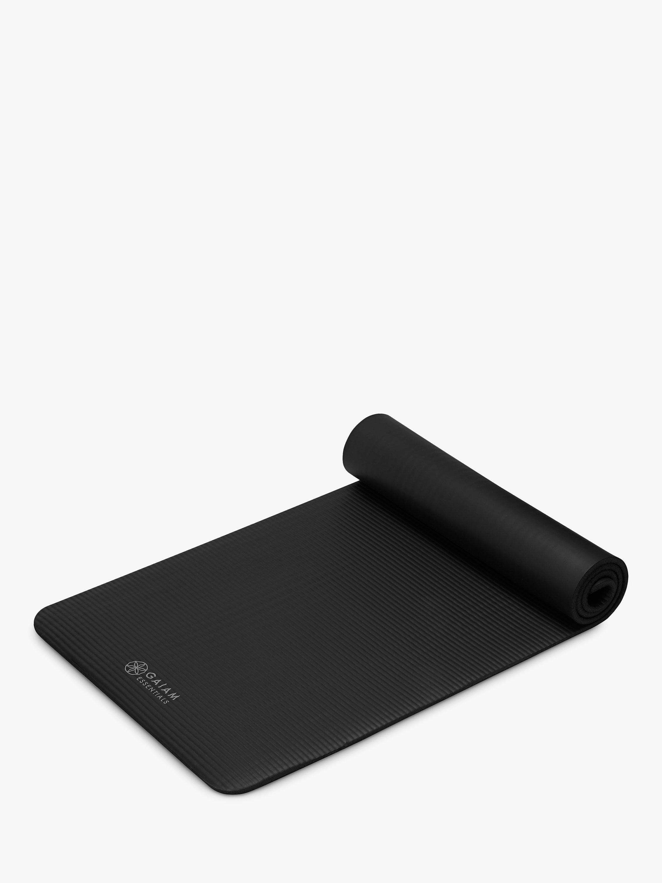 Gaiam Essentials Fitness 10mm Yoga Mat Black