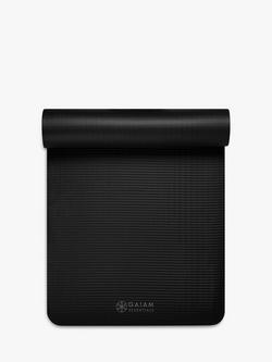 Gaiam Essentials Fitness 10mm Yoga Mat - view 2, Black