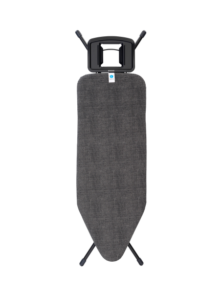 Brabantia Extra Large Ironing Board, Denim Black, L124 x W45cm, Denim Black