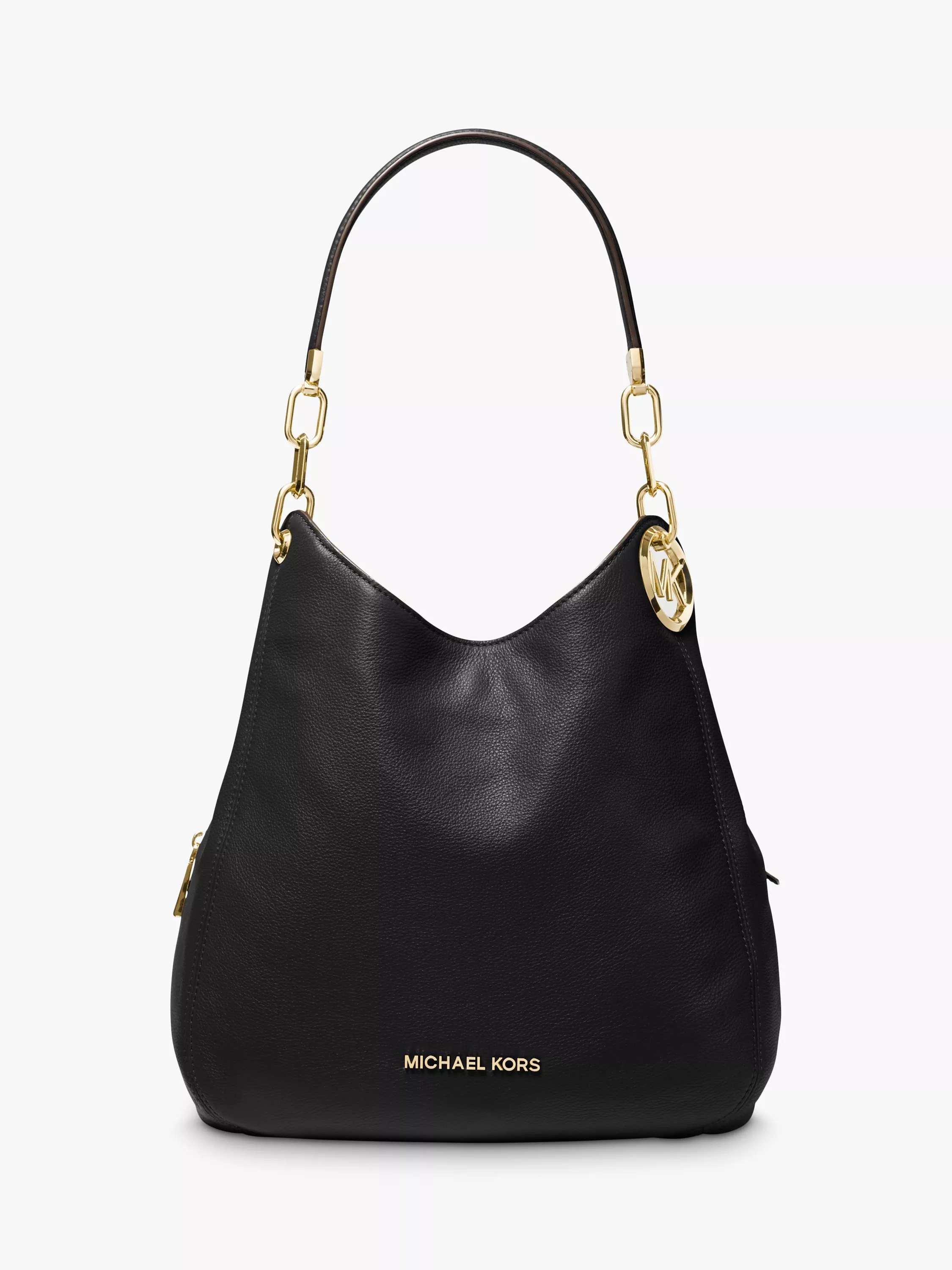 Michael kors lillie lg shoulder tote black on sale