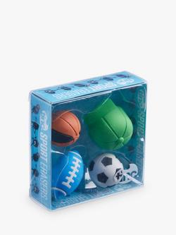 Tinc Scented Sport Erasers, Set of 4 - view 2, Multi