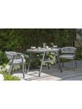 Menos by KETTLER Cassis 2-Seater Garden Bistro Table & Chairs Set, Anthracite/Grey