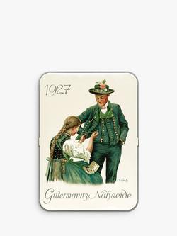 Gütermann creativ Nostalgic Sewing Tin with Sew-All Thread, 100m, Pack of 8, Pastel, Pastel