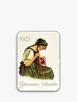 Gütermann creativ Nostalgic Sewing Tin with Sew-All Thread, 100m, Pack of 8, Plain, Plain