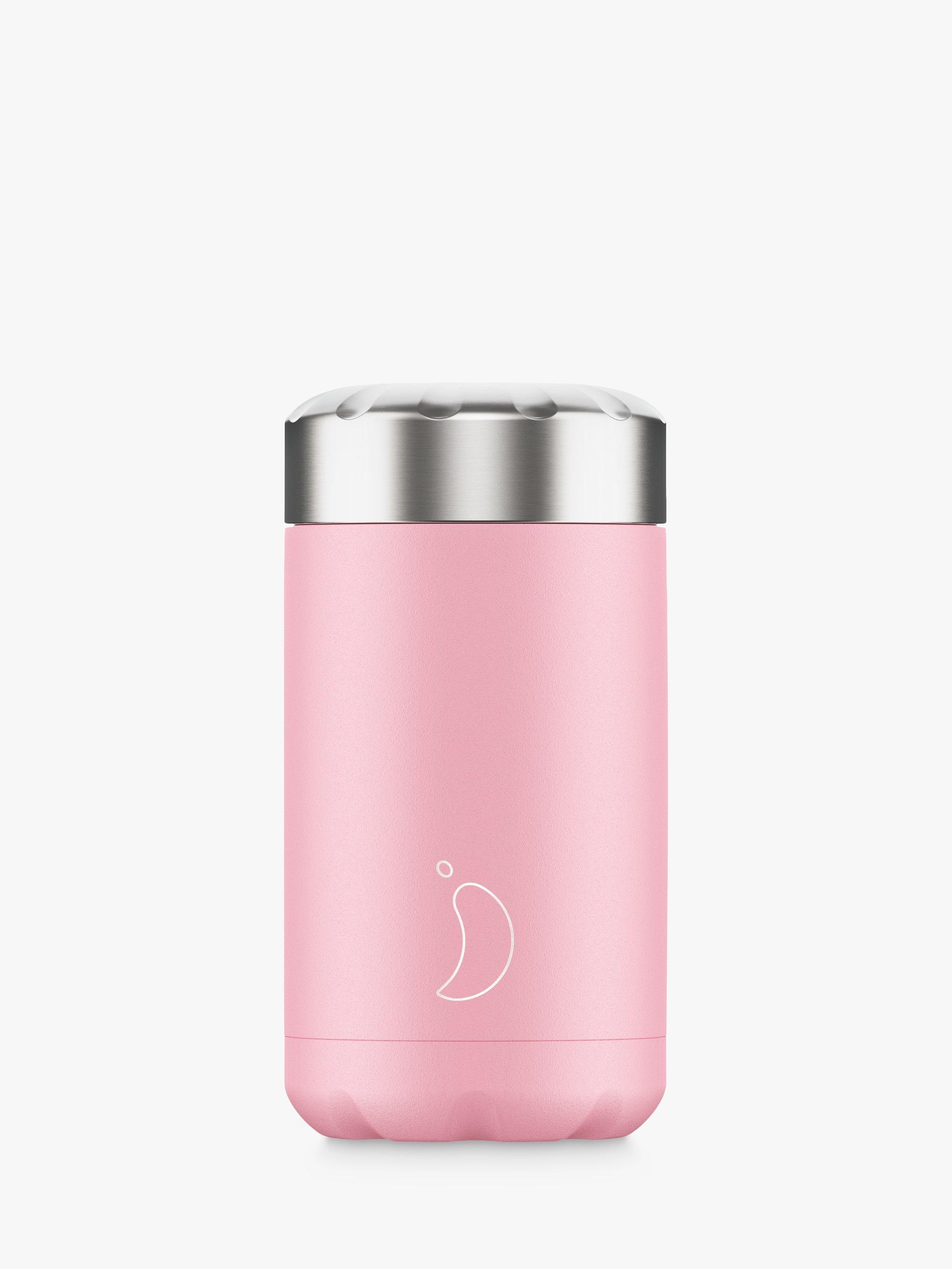 Chillys Double-Walled Stainless Steel Food Pot, 500ml, Pink