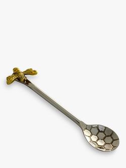 Culinary Concepts Queen Bee Coffee Spoons, Set of 4, Silver