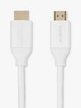 John Lewis 4K HDMI Cable, 3m, White