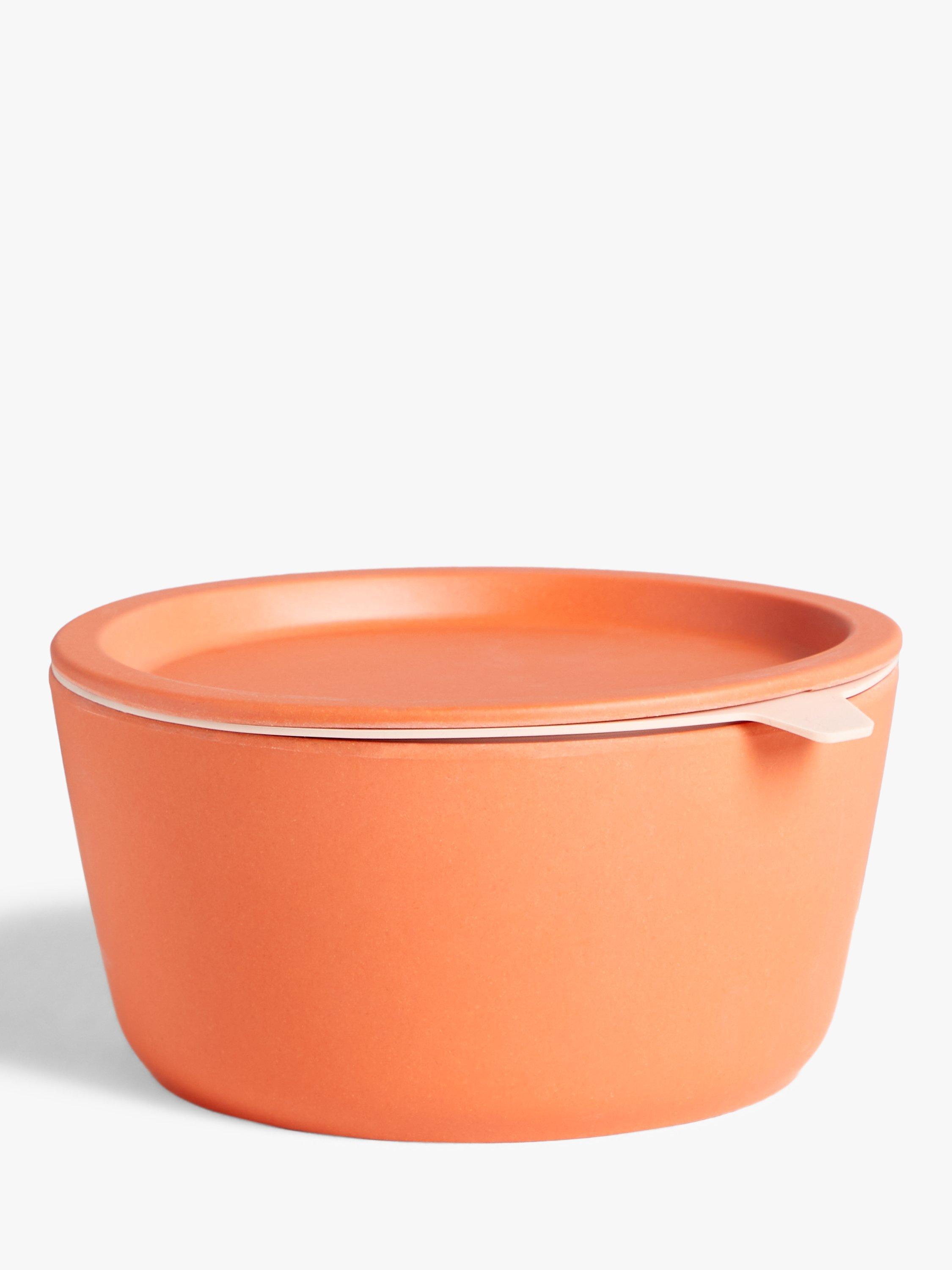 John Lewis Round Bamboo Lunch Box, 1L