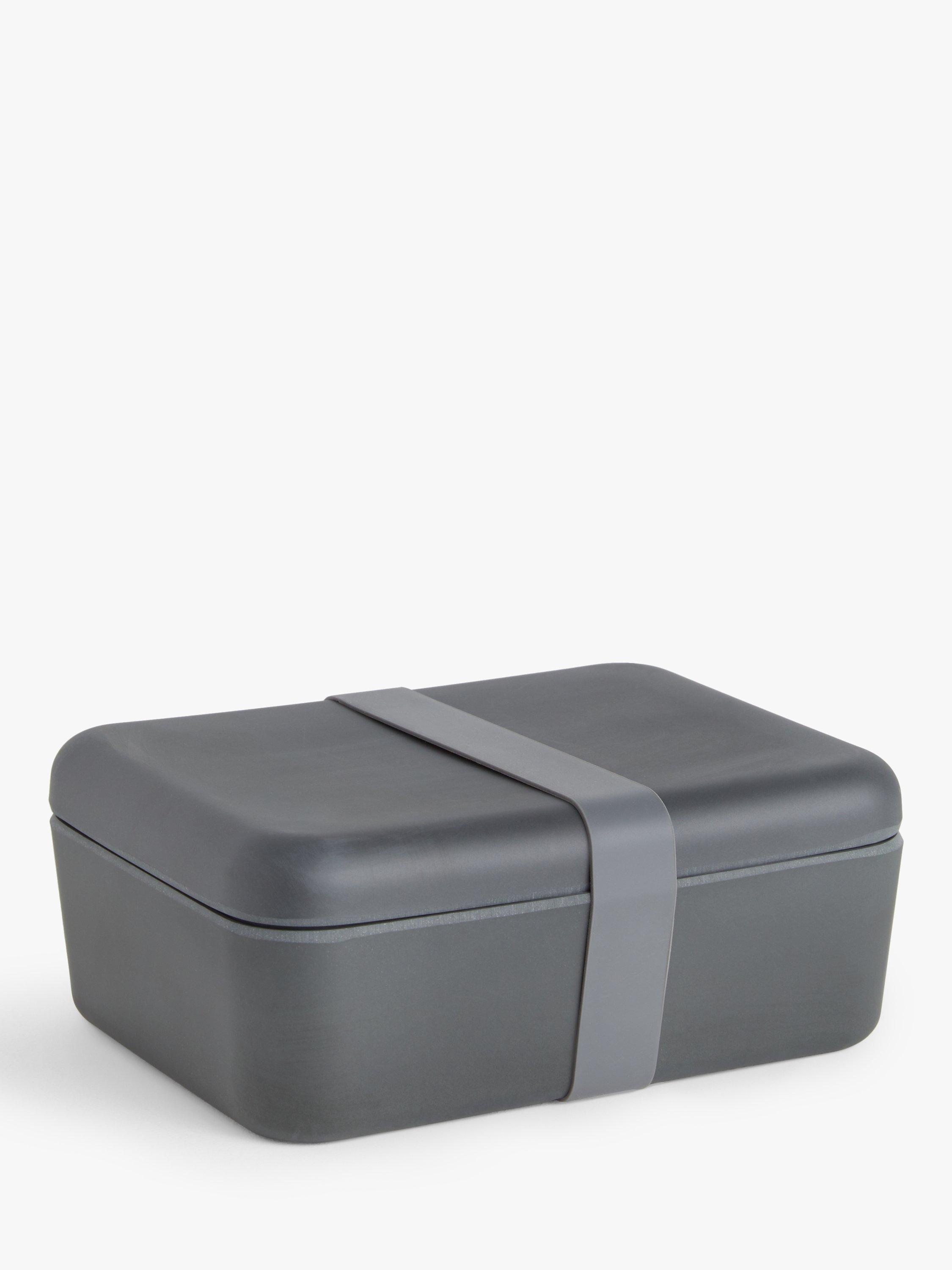 John Lewis Rectangular Bamboo Lunch Box, 925ml