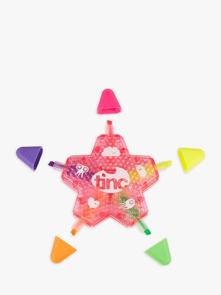 Tinc Star Highlighter Pen - view 2, Multi