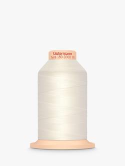 Gütermann creativ Tera 180 Sewing Thread, 2000m, White White