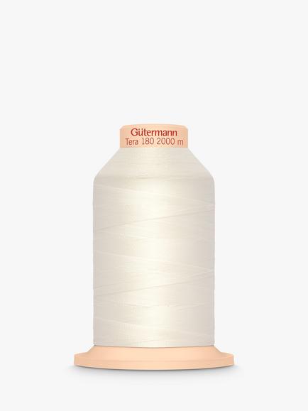 Gütermann creativ Tera 180 Sewing Thread, 2000m, White White
