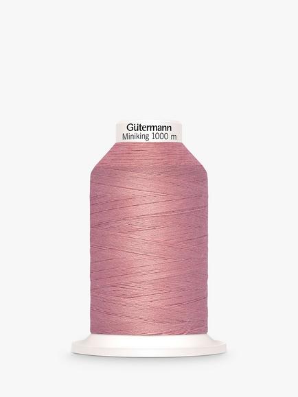 Gütermann creativ Miniking Sewing Thread, 1000m, Mid Pink
