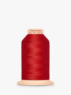 Gütermann creativ Tera 180 Sewing Thread, 2000m, Red Crimson