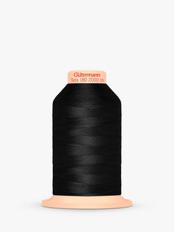 Gütermann creativ Tera 180 Sewing Thread, 2000m, Black Black