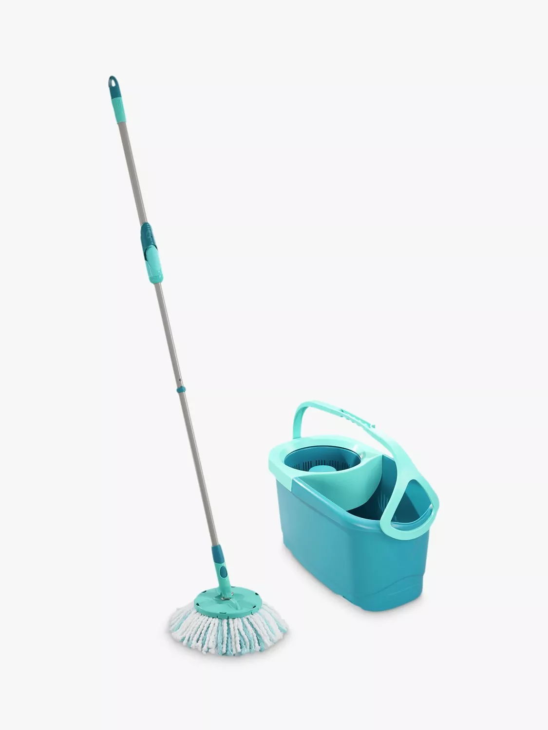 Leifheit Clean Twist Disc Mop & Bucket Set with Microfibre Head