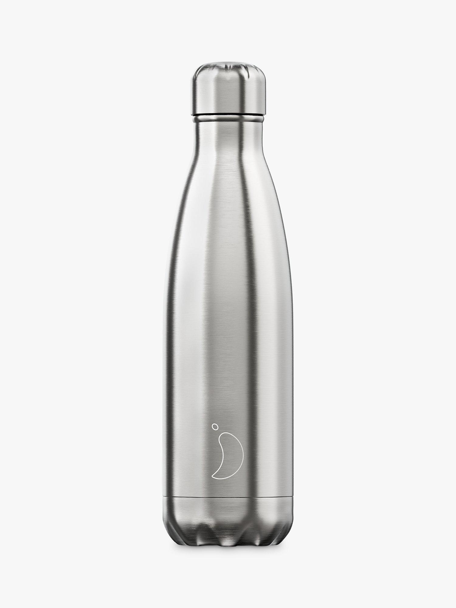 Chilly's Stainless Steel Vacuum Insulated Leak-Proof Drinks Bottle, 500ml, Silver