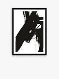 Brookpace Lascelles 'Nero 4' Framed Print & Mount, 76 x 56cm, Black