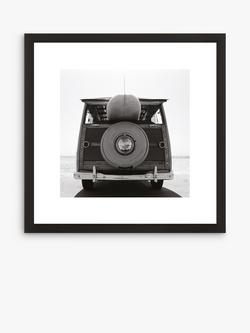 Brookpace Lascelles 'Loaded Wagon 2' Framed Print & Mount, 56 x 56cm, Black/White, Black/White