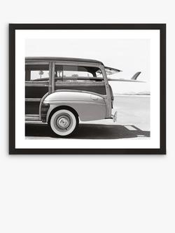 Brookpace Lascelles 'Loaded Wagon 1' Framed Print & Mount, 56 x 66cm, Black/White, Black/White