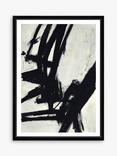 Brookpace Lascelles 'Nero 2' Framed Print & Mount, 76 x 56cm, Black