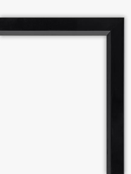 Brookpace Lascelles 'Nero 2' Framed Print & Mount, 76 x 56cm, Black - view 2, Black