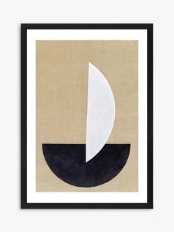 Brookpace Lascelles 'Geometry 3' Framed Print & Mount, 76 x 56cm, Brown, Brown