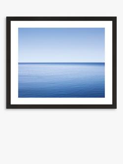Brookpace Lascelles 'Calm' Framed Print & Mount, 56 x 66cm, Blue, Blue