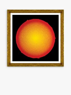 Brookpace Lascelles 'Night Skies 2' Framed Print & Mount, 66 x 66cm, Orange, Orange