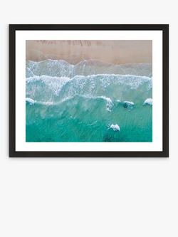 Brookpace Lascelles 'Shore' Framed Print & Mount, 56 x 66cm, Green, Green