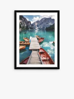Brookpace Lascelles 'Pragser Wildsee 1' Framed Print & Mount, 66 x 51cm, Multi, Multi