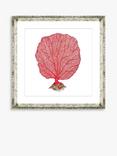 Brookpace Lascelles 'Red Coral 3' Framed Print & Mount, 46 x 46cm, Red