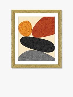 Brookpace Lascelles 'Desert Rocks 3' Framed Print & Mount, 56 x 46cm, Brown/Multi, Brown/Multi