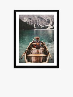 Brookpace Lascelles 'Pragser Wildsee 2' Framed Print & Mount, 66 x 51cm, Multi, Multi