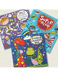 Rachel Ellen Dinosaur, Space & Super Hero Colouring Books