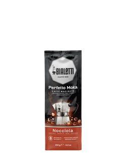 Bialetti Moka Nocciola Hazelnut Ground Coffee, 250g, Brown