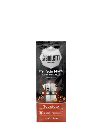 Bialetti Moka Nocciola Hazelnut Ground Coffee, 250g, Brown