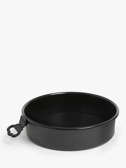 John Lewis Professional Non-Stick Sandwich Cake Tin, 18cm, Black