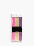 John Lewis Fuschia/Gold/Purple Tissue Paper, 12 Sheets