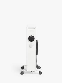 John Lewis Analogue Oil Radiator - view 2, White