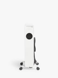John Lewis Digital Oil Radiator - view 2, White