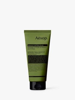 Aesop Geranium Leaf Body Scrub Tube, 180ml, 
